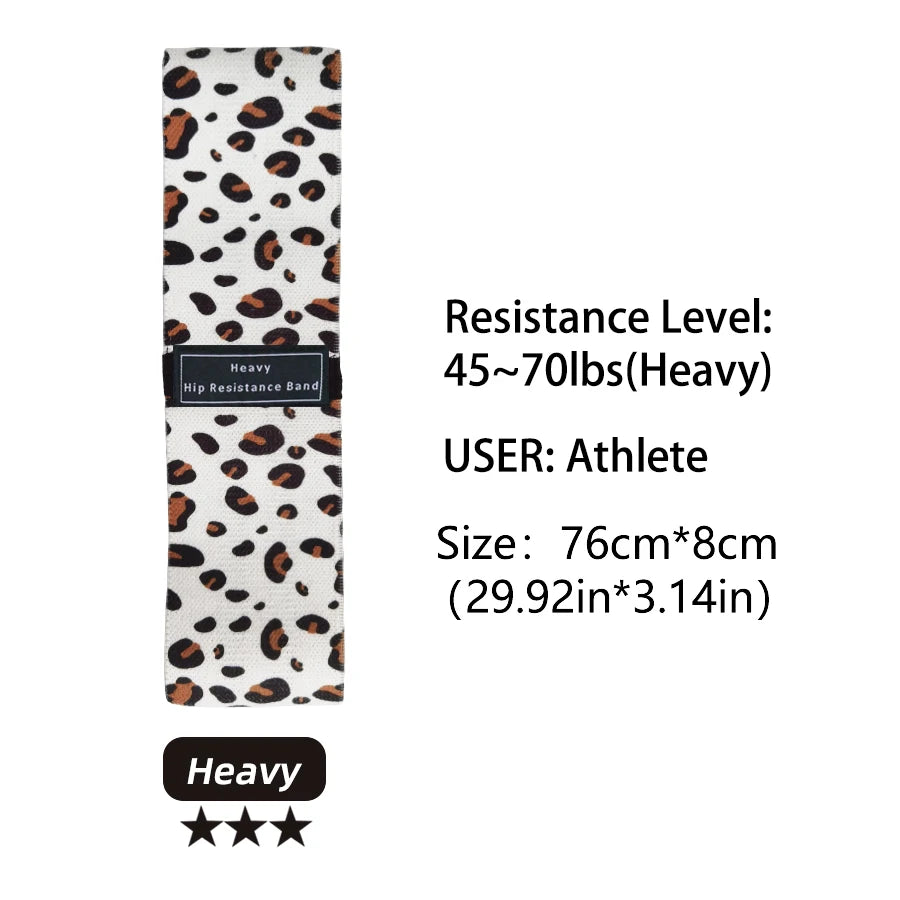Fabric Resistance Hip & Booty Bands – Elastic Glute, Thigh, and Squat Workout Loops for Home Fitness, Yoga & Gym Training