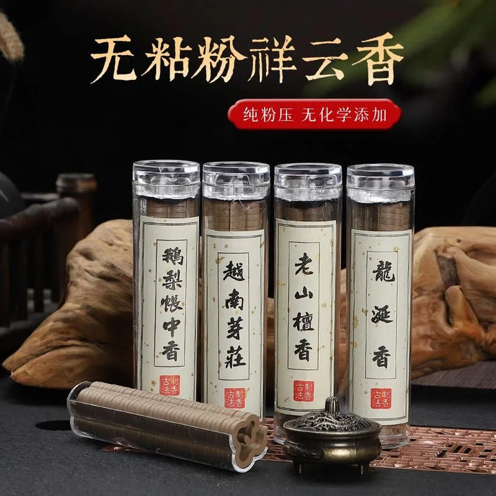 Pure Natural Disk Incense with Mini Burner – Plant Extract Aromatherapy for Meditation & Relaxation