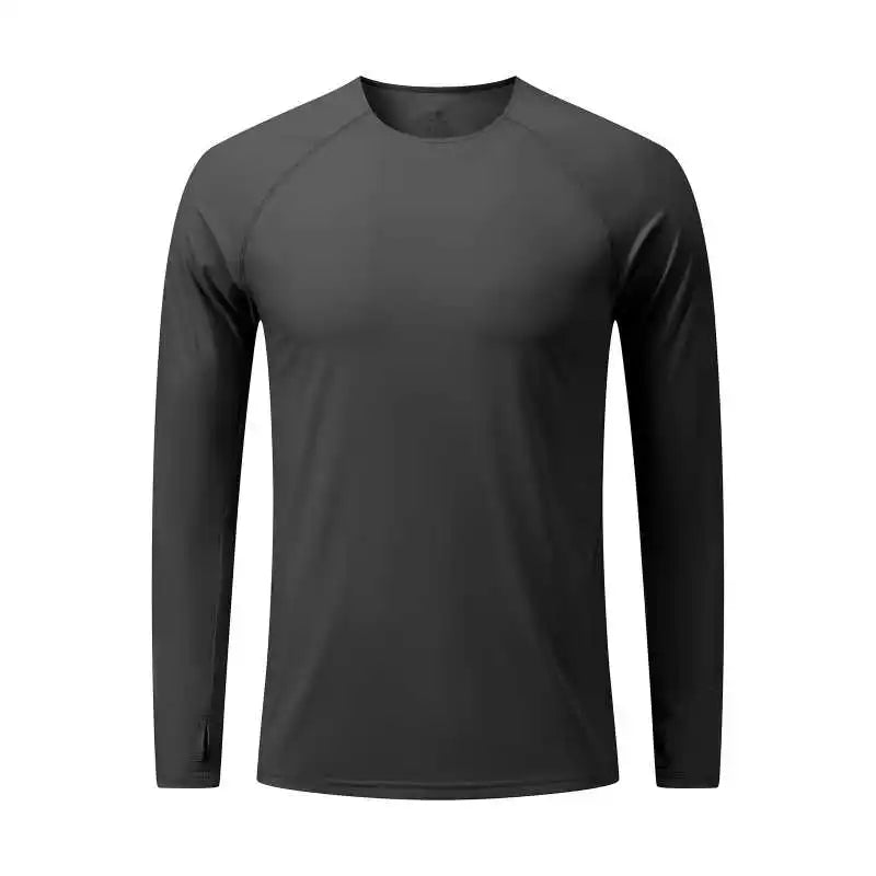 Men's Sun Shirts UPF 50+ UV Protection Long Sleeve Rash Guard Fishing Outdoor Quick Dry Lightweight