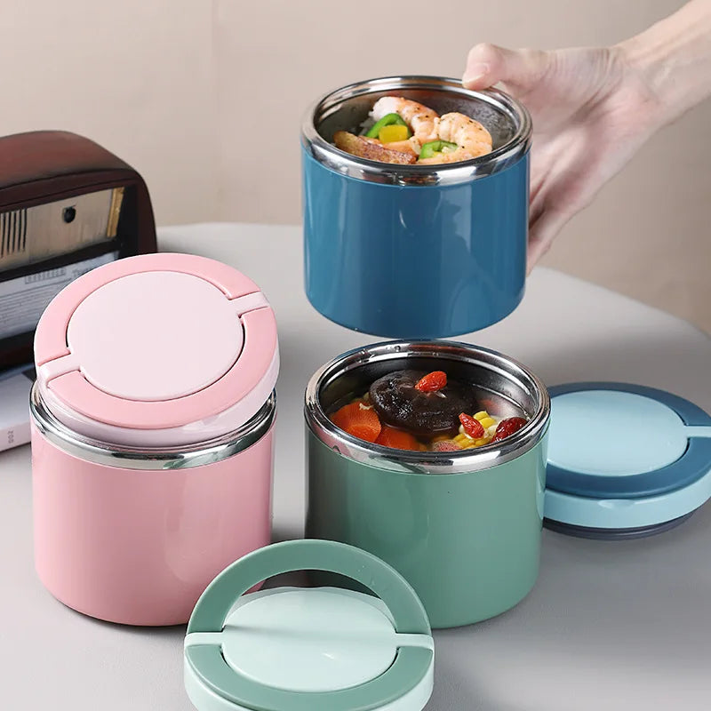 Stainless Steel Food Thermal Jar – 630/1000ml Insulated Lunch Container for Hot and Cold Meals