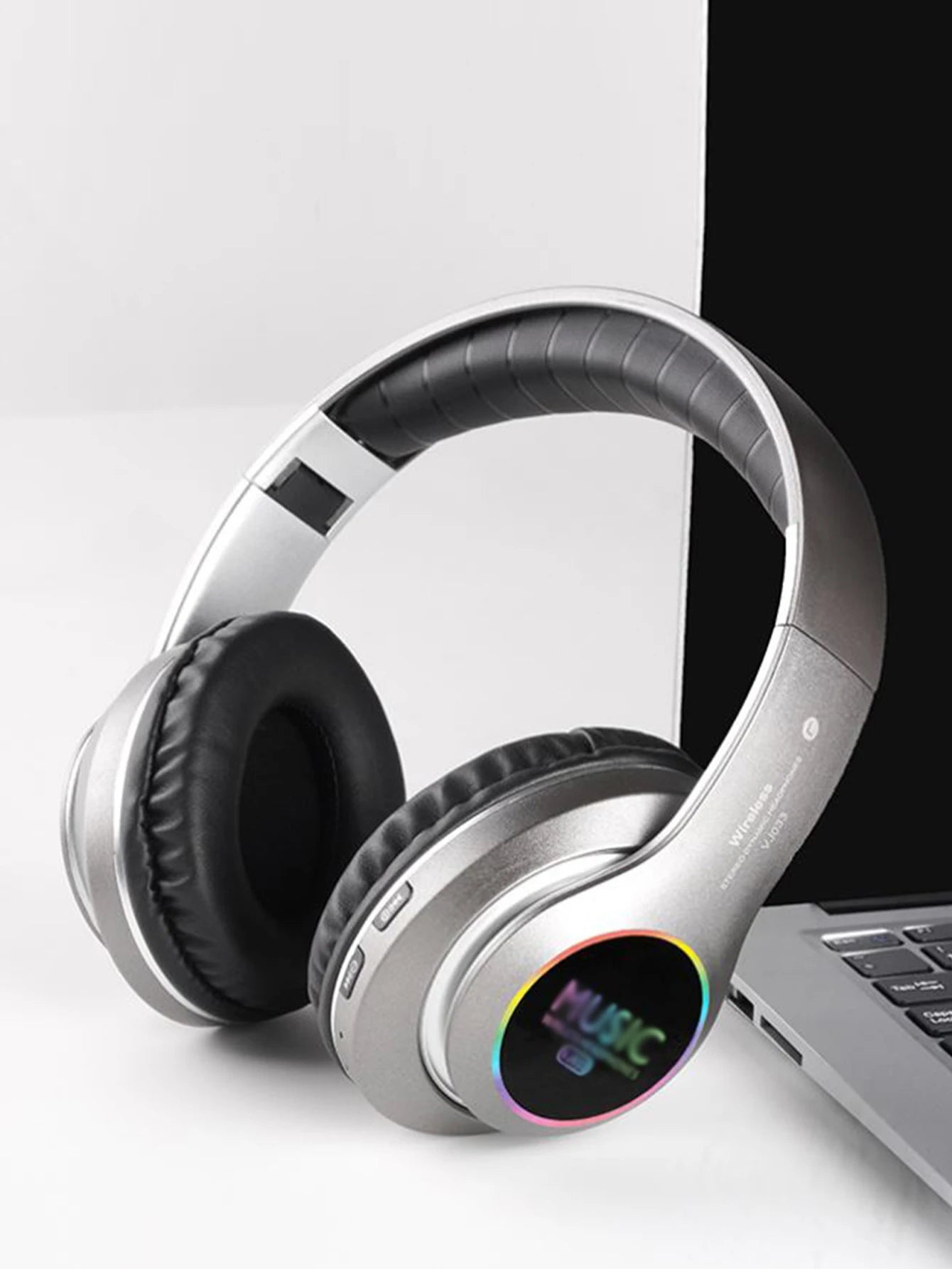 Colorful flowing optical head wearable wireless earphones, long-lasting and lossless sound quality, high-quality sports wireless