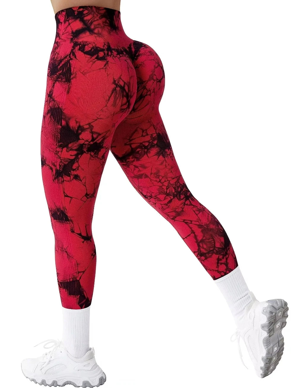 Women's Seamless High-Waist Yoga Pants – Push-Up Fitness Leggings for Gym, Workout, and Everyday Comfort
