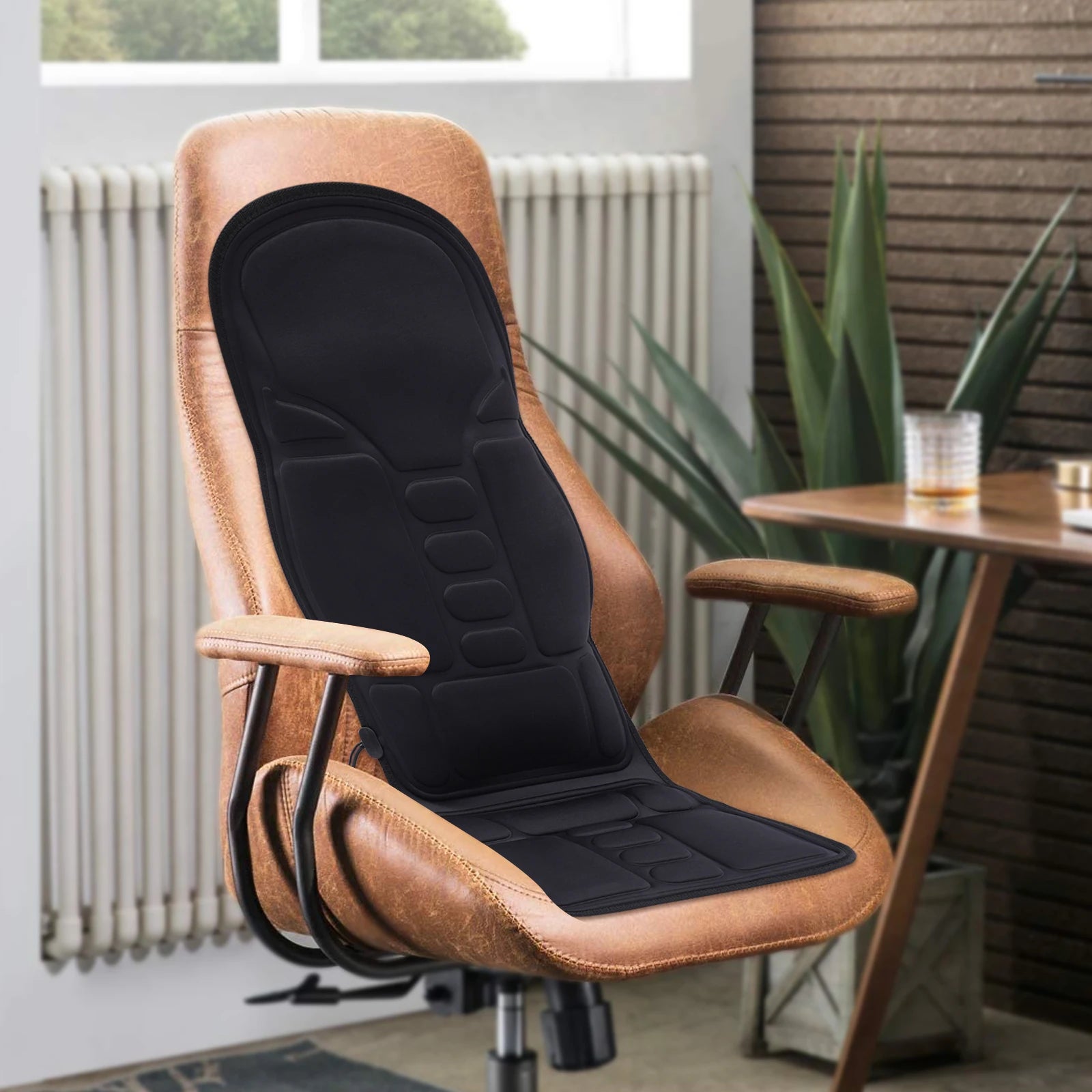 Back Massage Chair Pad Back Massager with Heat for Pain Relief Chair Massager for Full Body Massage,Massage Seat Cover