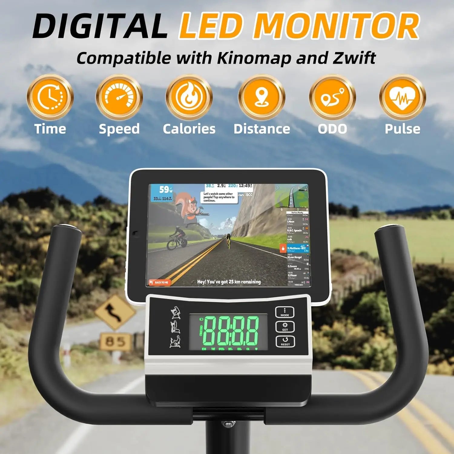 Exercise Bike for Adults Seniors - Recumbent Bikes for Home with Magnetic Resistance