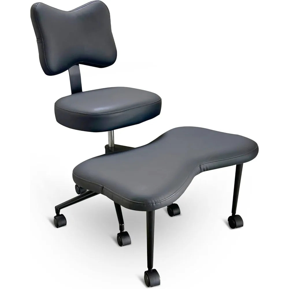 Meditation Chair ADHD Office Chair Cross Legged Desk Chair for Adults to do Fidget and Yoga with Ergonomic Back Support