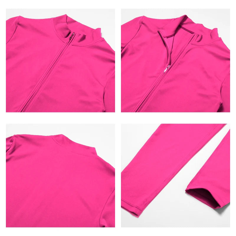 New V-Back Scrunch Sports Jumpsuit – Women’s Sleeveless Gym Romper with Zipper, One-Piece Yoga & Fitness Bodysuit