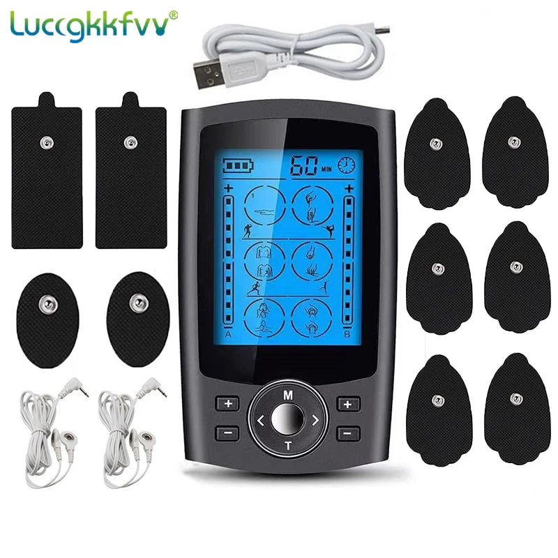 TENS Muscle Stimulator – 36-Mode Electric EMS Acupuncture Body Massager & Digital Therapy Slimming Machine
