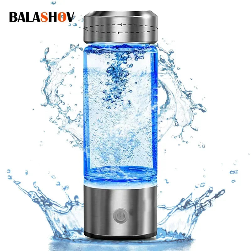 Hydrogen-Rich Water Cup – Portable Electric Hydrogen Water Generator Bottle with Titanium Filter for Health and Wellness (USB Powered)