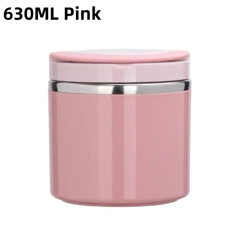 Stainless Steel Food Thermal Jar – 630/1000ml Insulated Lunch Container for Hot and Cold Meals