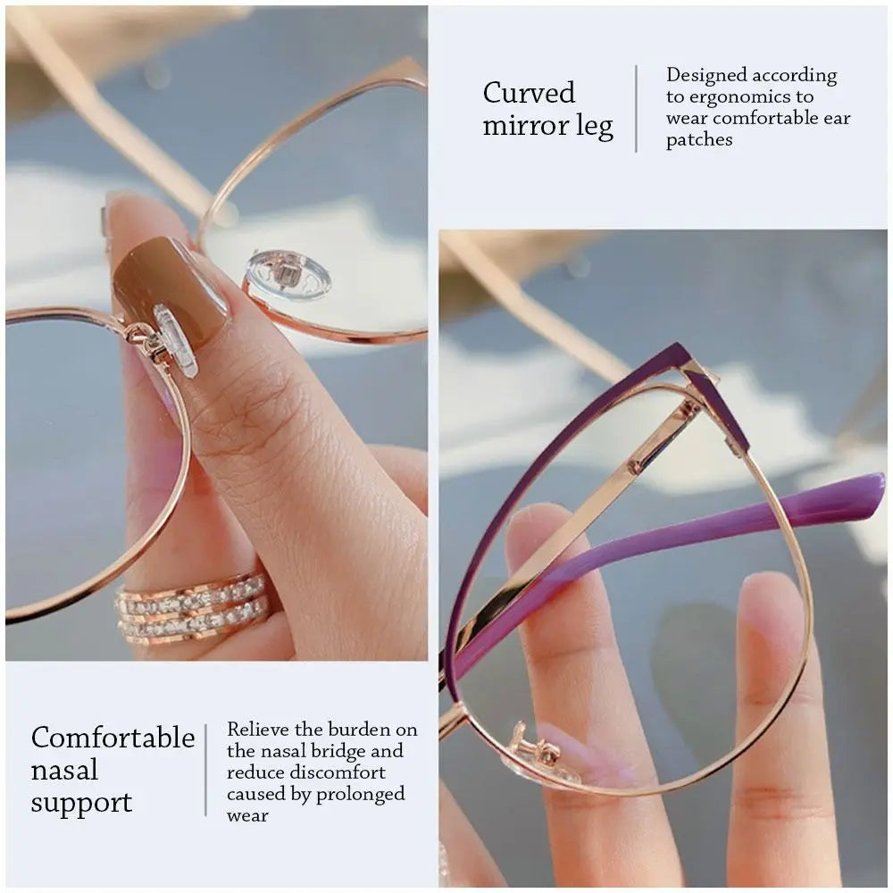 Blue Light Blocking Glasses for Women – Fashion Designer Eyewear for Eye Protection and Comfort