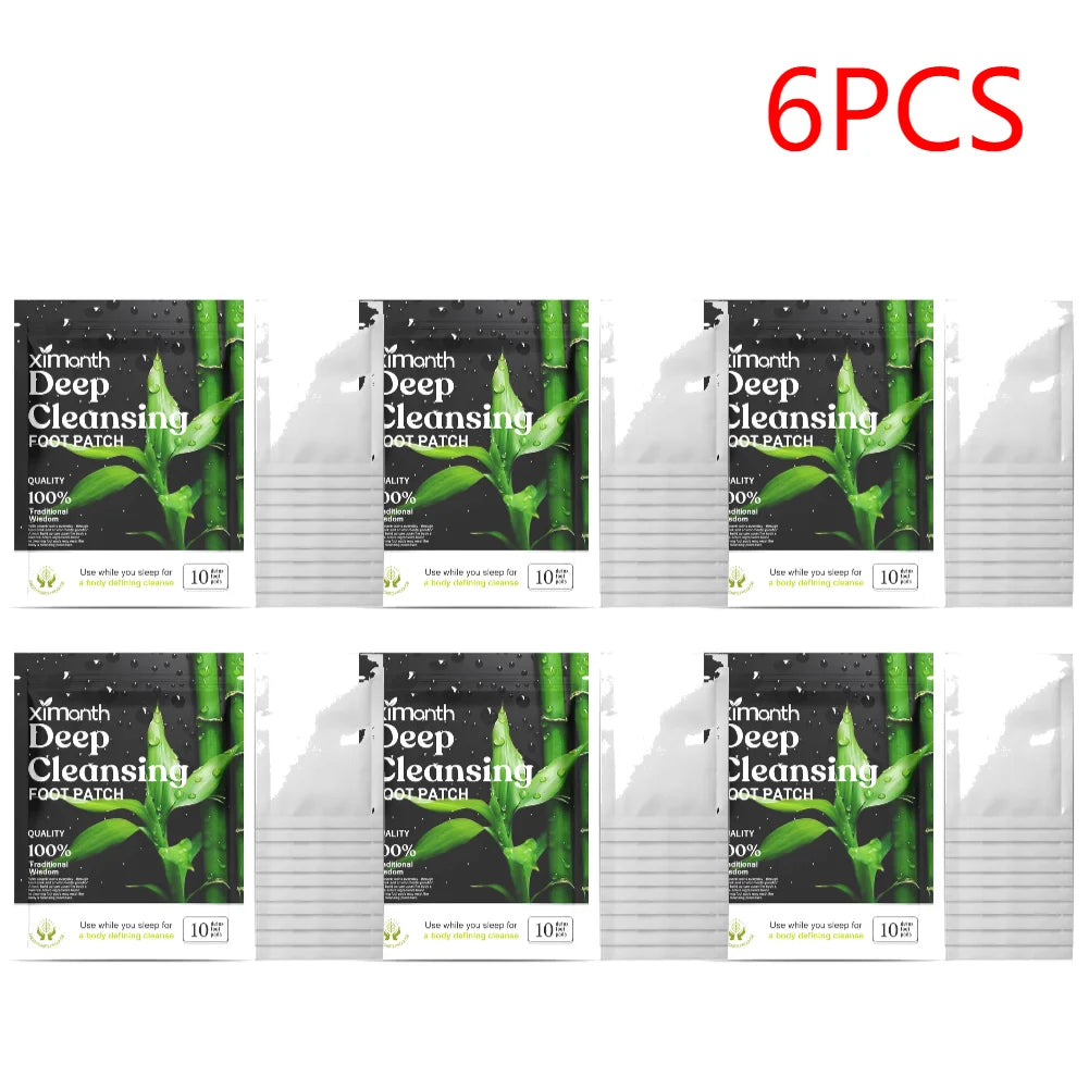 Natural Herbal Detox Foot Patches – 10-100PCS with Wormwood & Artemisia for Body Cleansing & Stress Relief