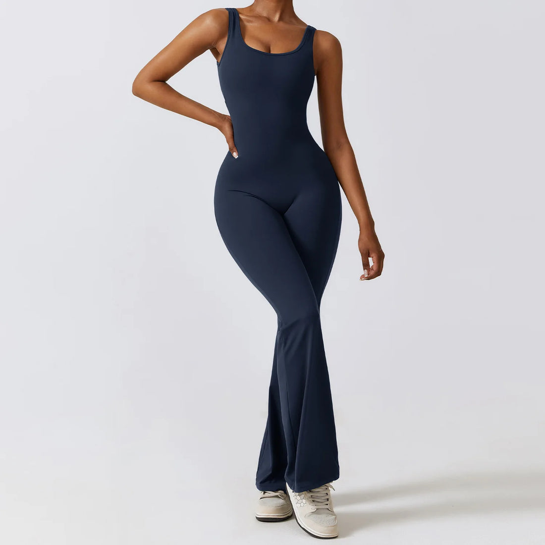 Women’s Gym Set Training Yoga Suit – Stretch Fitness Jumpsuit & Push-Up Workout Bodysuit