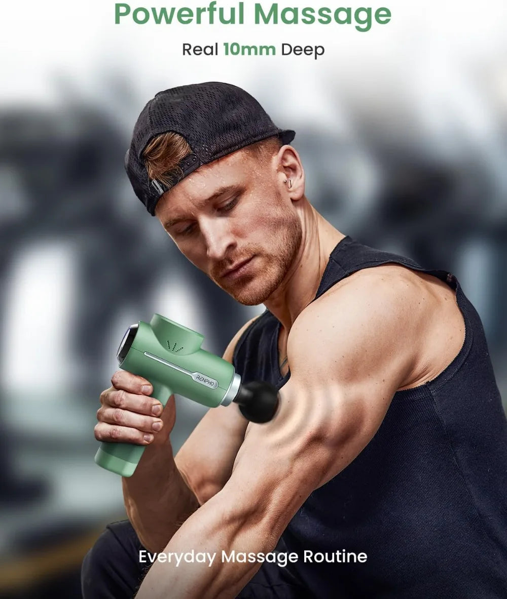 Massage Gun Deep Tissue, FSA HSA Eligible Portable Percussion Massager for Back and Neck, Gifts for Men and Women