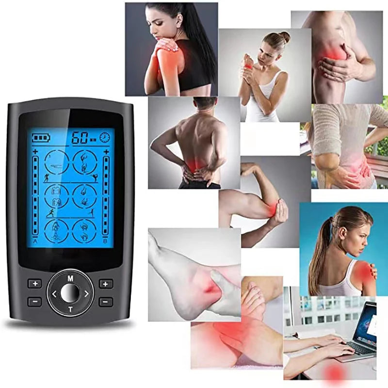 TENS Muscle Stimulator – 36-Mode Electric EMS Acupuncture Body Massager & Digital Therapy Slimming Machine