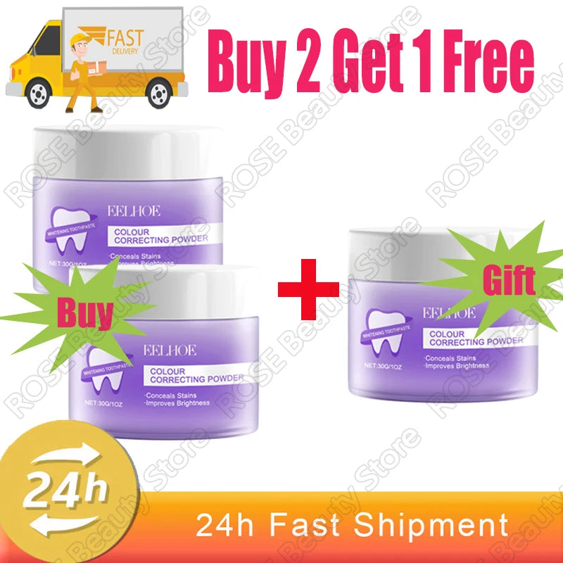 5 Days Teeth Whitening Powder – Removes Plaque, Stains & Dental Calculus for a Brighter, Fresher Smile