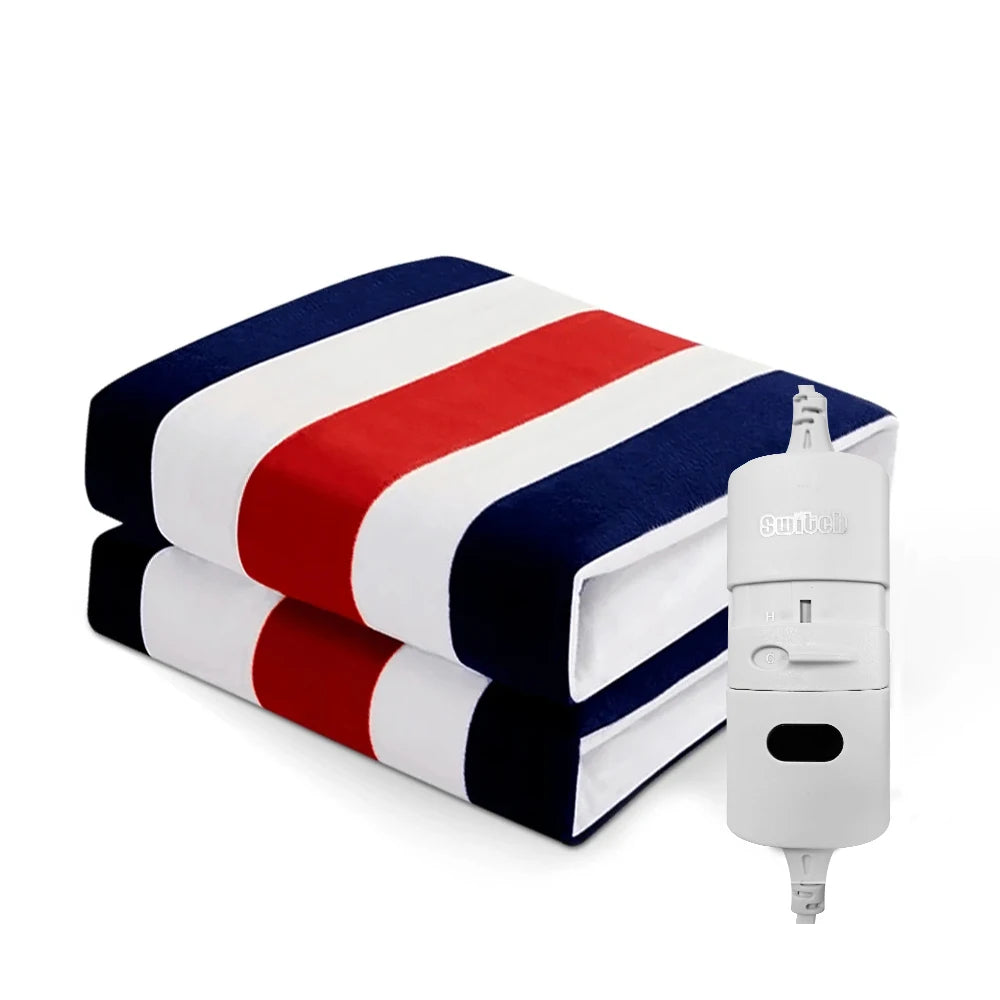 Electric Heating Blanket – Automatic Thermostat Double Body Warmer Bed Mattress Pad (EU Plug, 220V)