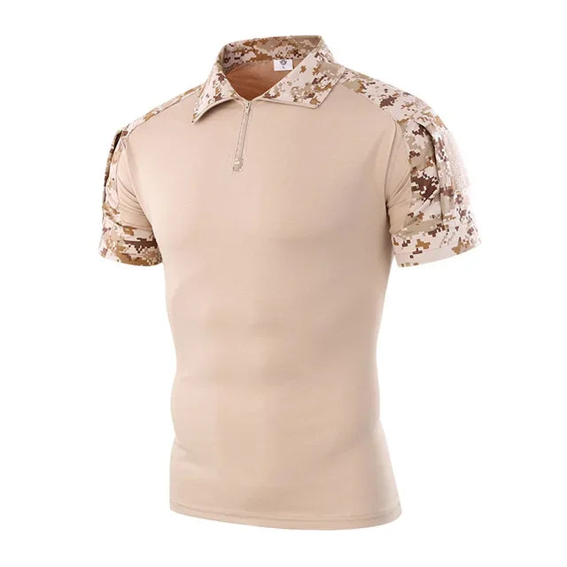 Camouflage Military Tactical Shirt Men's Quick Drying Outdoor Hunting Army Tee