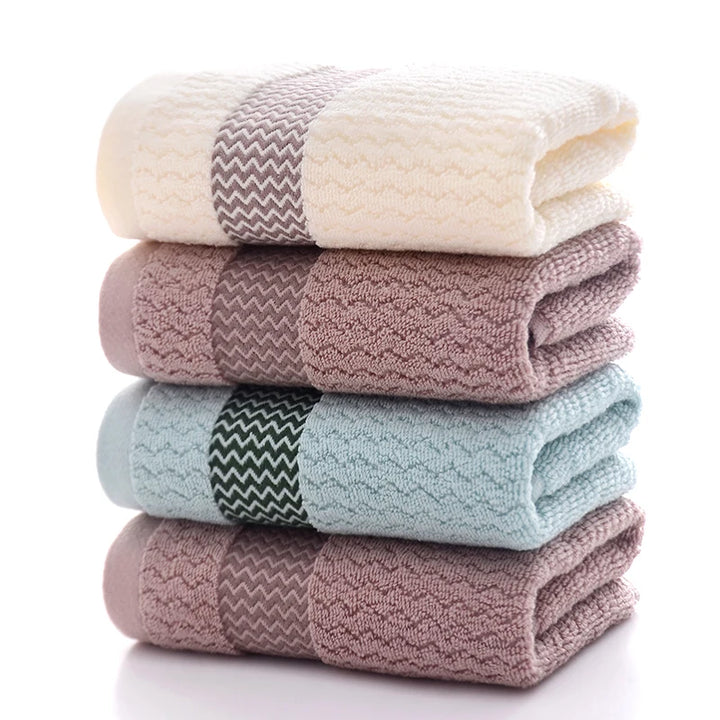 2-Pack Thickened Absorbent Towels – Pure Cotton, Soft, Quick-Dry Face Towels