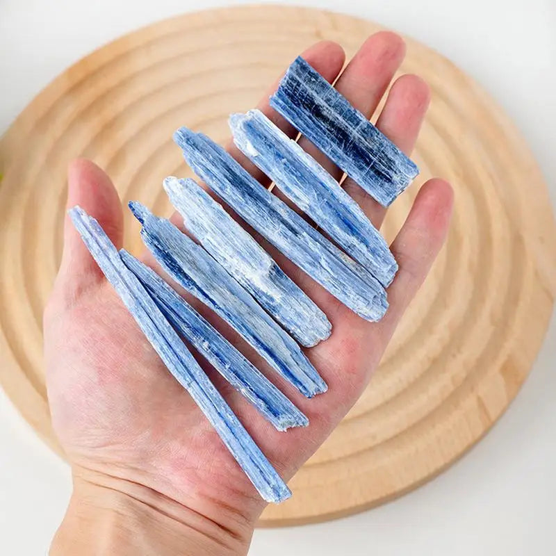 Natural Kyanite Strip Crystal Quartzs Blue Raw Stone Mineral Specimen Reiki Healing DIY Gemstone Crystals Chip Home Decor Gift
