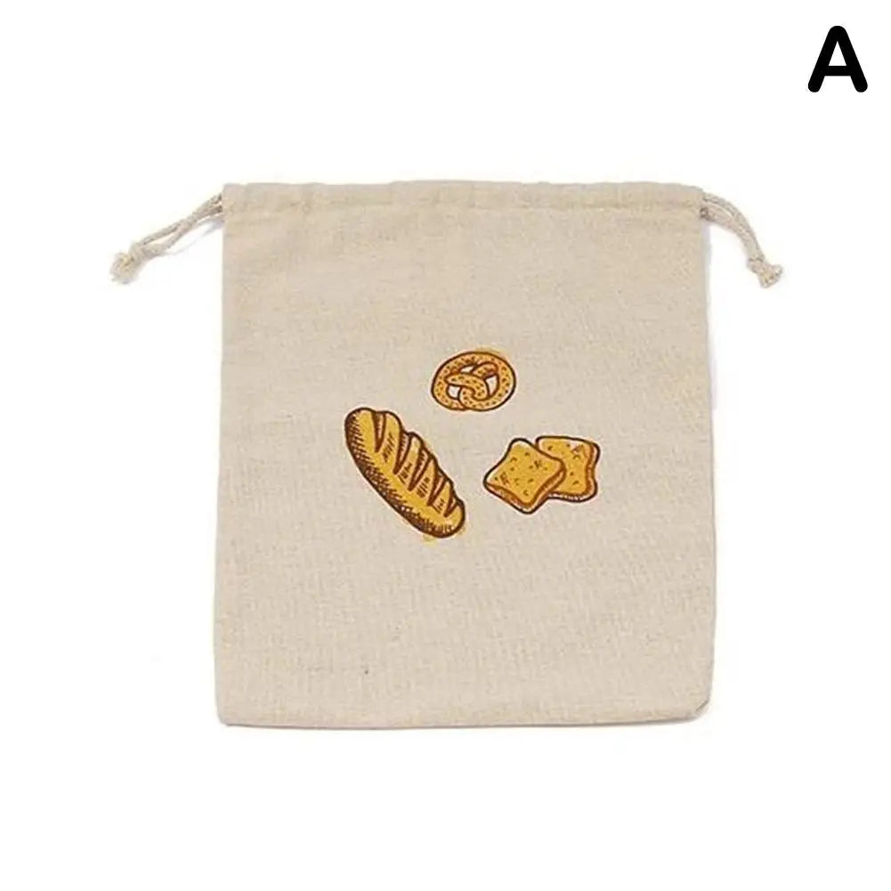 Eco-Friendly Linen Bread Bags – Reusable, Washable & Unbleached
