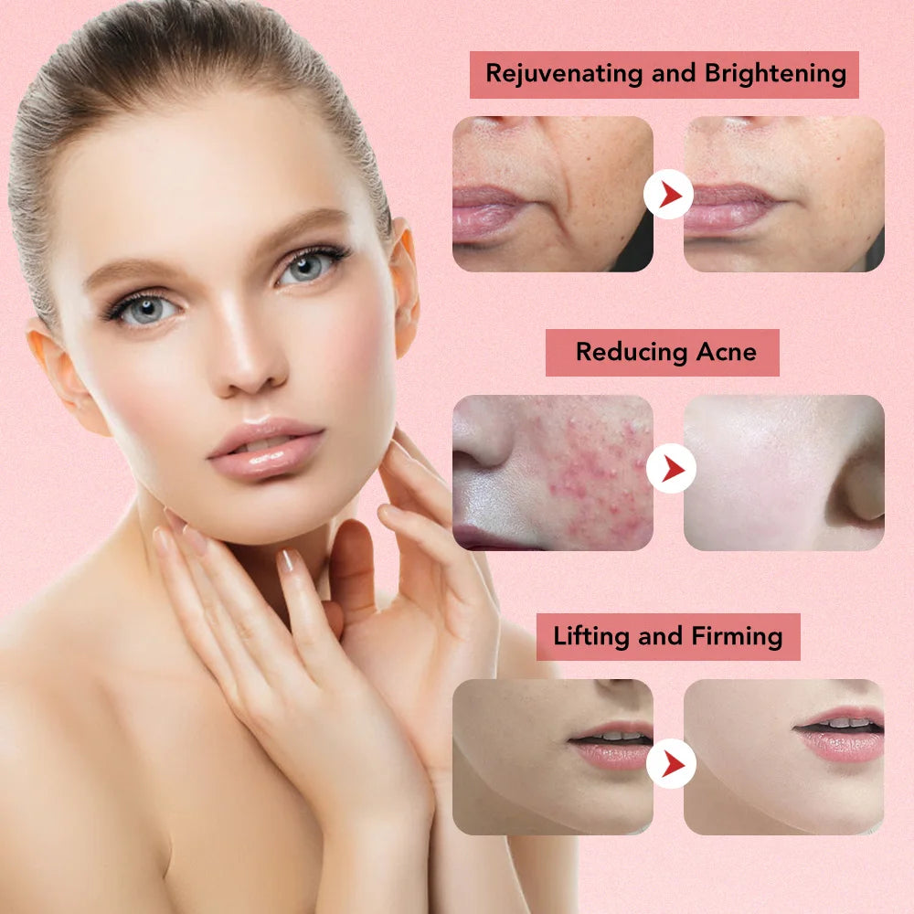7-in-1 Face Lifting Device – EMS Microcurrent, LED Skin Rejuvenation, and Neck Firming Massager for Radiant, Youthful Skin