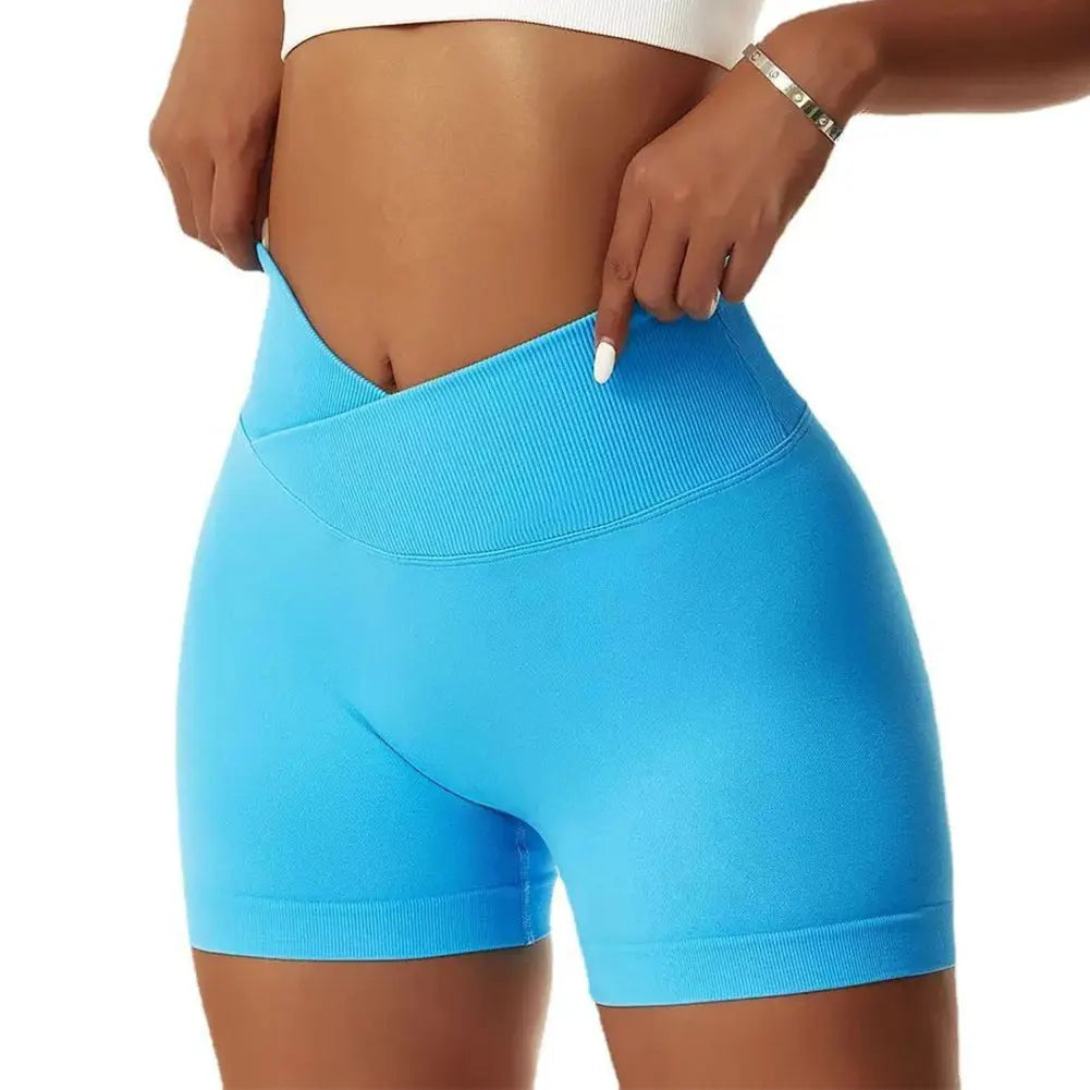Workout Shorts for Women High Waisted Running Shorts Tummy Control Exercise Fitness Shorts for Gym Running Workout Athletic