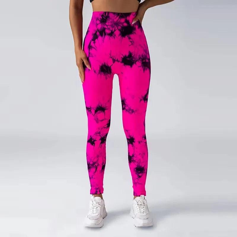 Women's Seamless High-Waist Yoga Pants – Push-Up Fitness Leggings for Gym, Workout, and Everyday Comfort