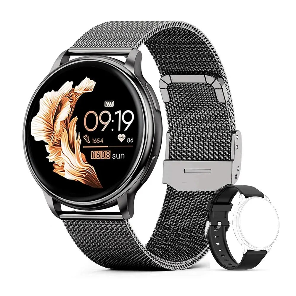 MEVADEN Bluetooth Call Smart Watch – Custom Dial, Fitness Tracker, Heart Rate Monitor for Men & Women (Compatible with Android & iOS)
