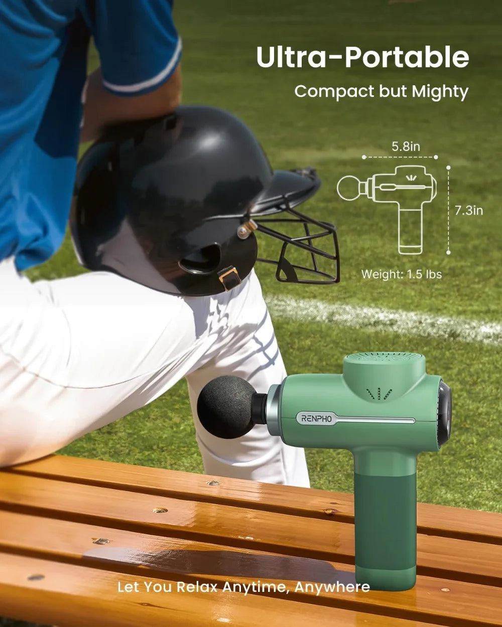 Massage Gun Deep Tissue, FSA HSA Eligible Portable Percussion Massager for Back and Neck, Gifts for Men and Women