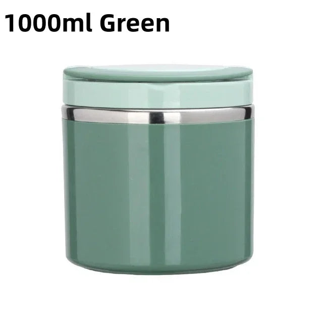 Stainless Steel Food Thermal Jar – 630/1000ml Insulated Lunch Container for Hot and Cold Meals
