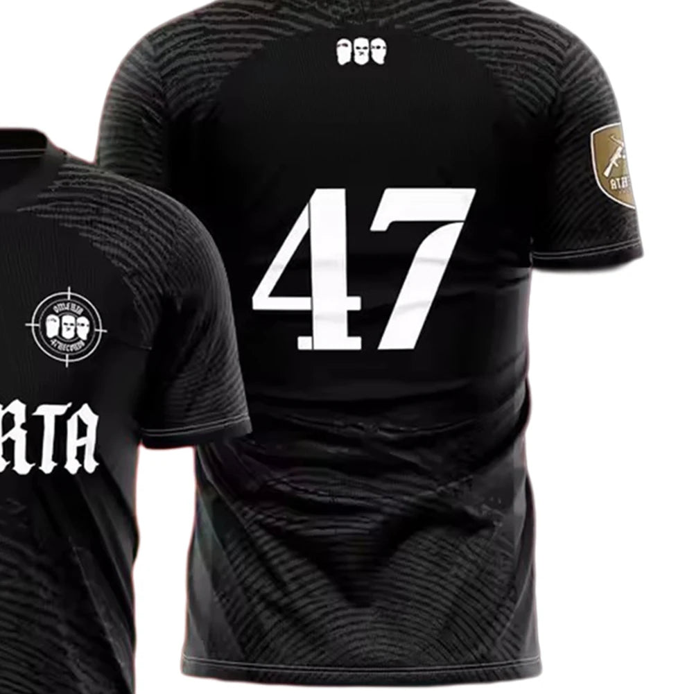 47 Mens Outdoor Sportwear Round Neck Short Sleeve Casual Top Kids T-shirt for Men Running Hiking Fishing and Outdoor Activities