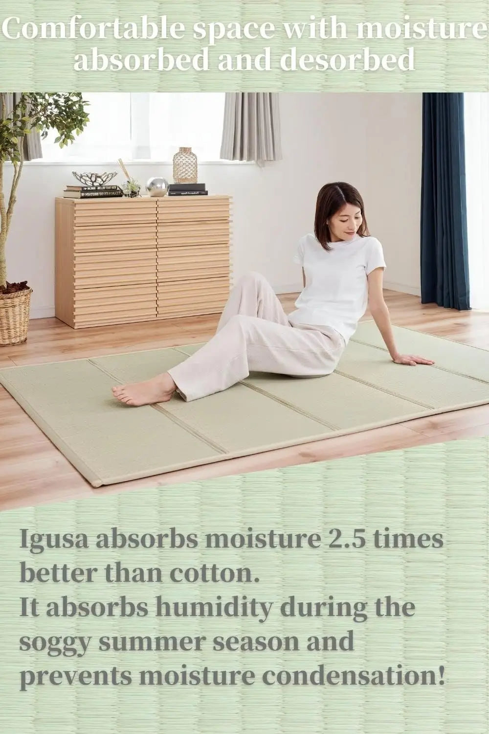 Japanese Tatami Mat ( Mattress),  , Rush Grass, Floor Sleeping Japanese Futon Mattress Meditation Yoga Zen