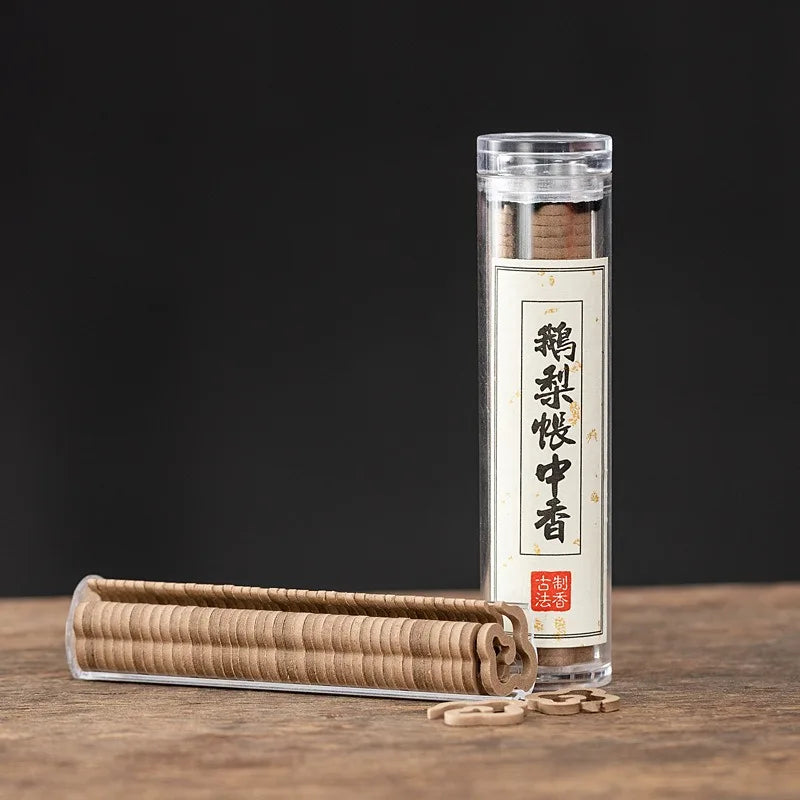 Pure Natural Disk Incense with Mini Burner – Plant Extract Aromatherapy for Meditation & Relaxation