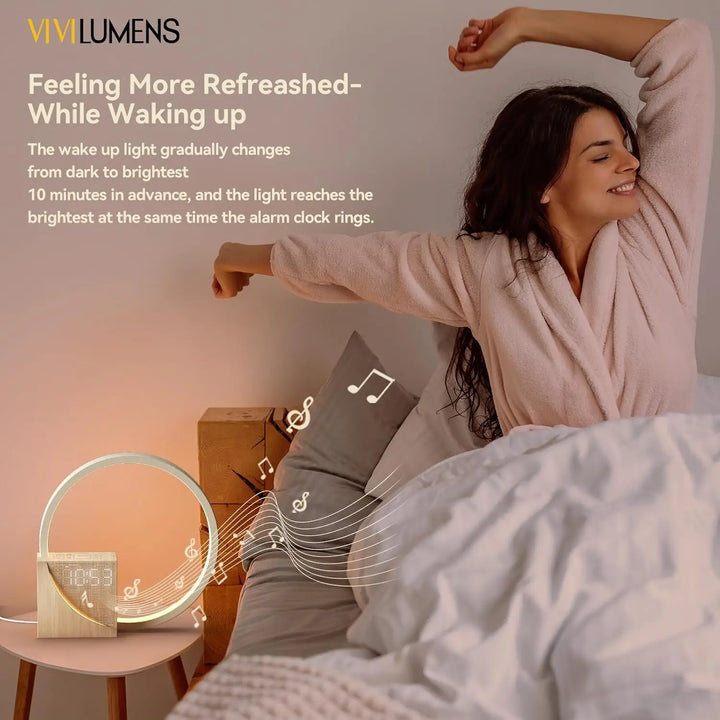 Sleep Aid 10 White Noise Sound Machines with 30/60/90 Timer, 3 Level Dimmable Touch Table Lamp with Snooze USB Charger Port